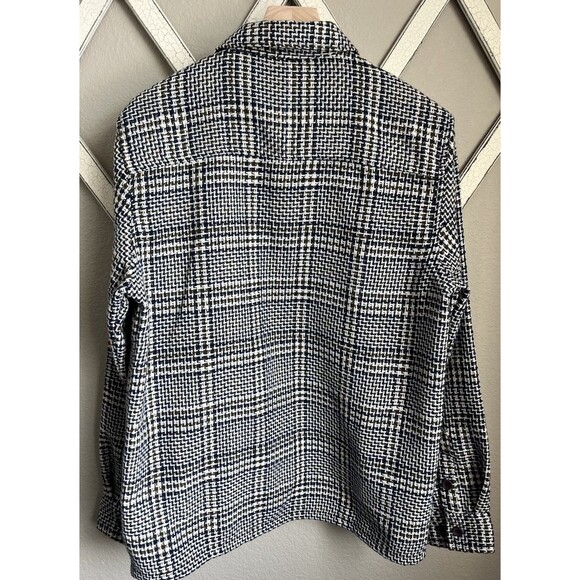 Common People Men's M Button Down Woven Heavyweight Shirt - Picture 7 of 10